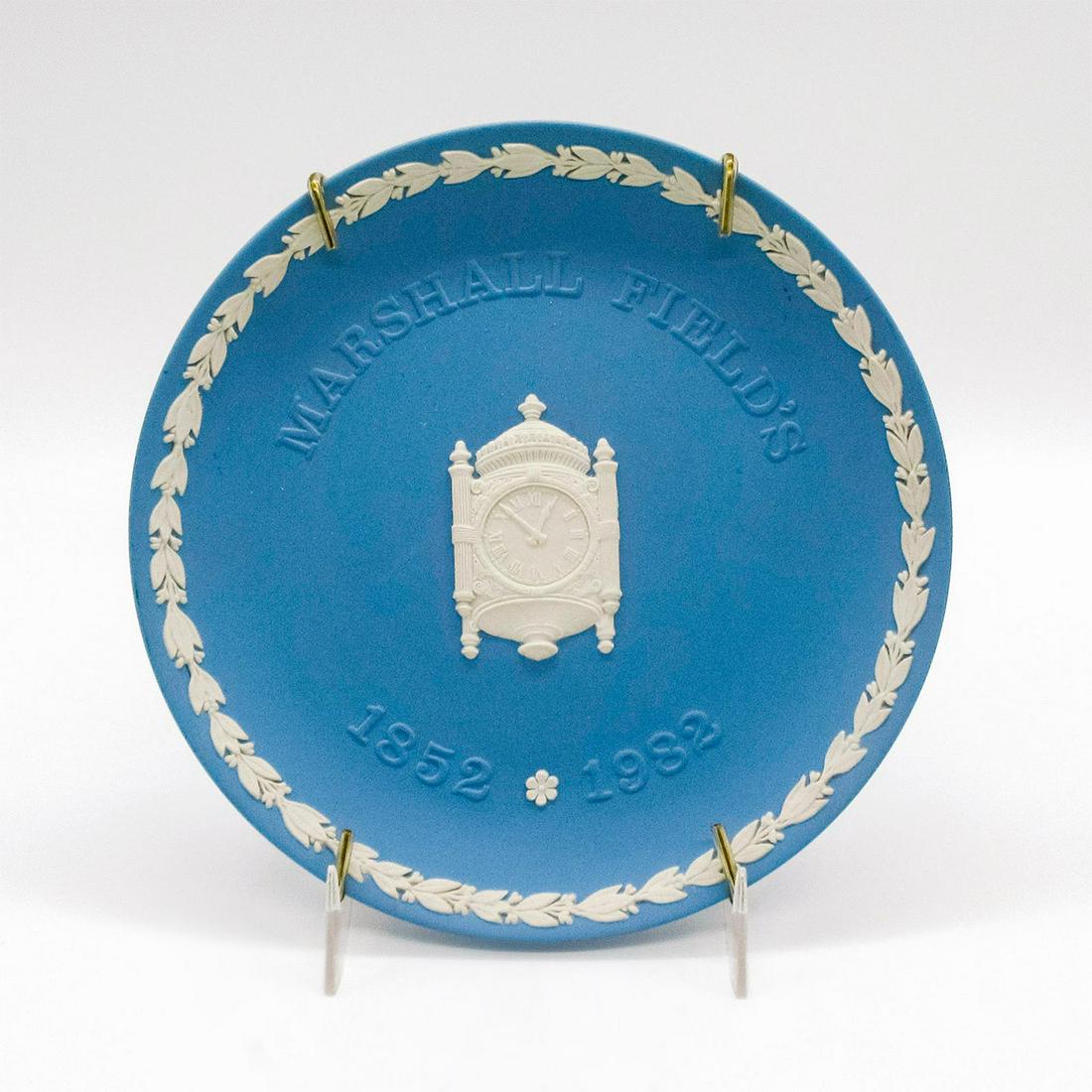 Wedgwood Pale Blue Jasperware Plate, Marshall Field's (1 of 2)