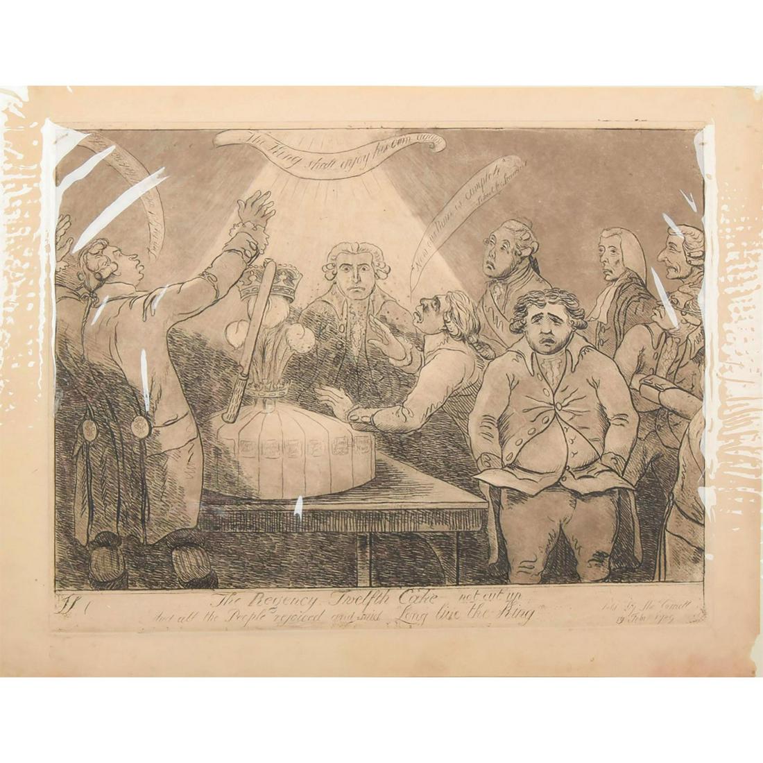 After James Sayers, The Regency twelfth cake not cut up (1 of 6)