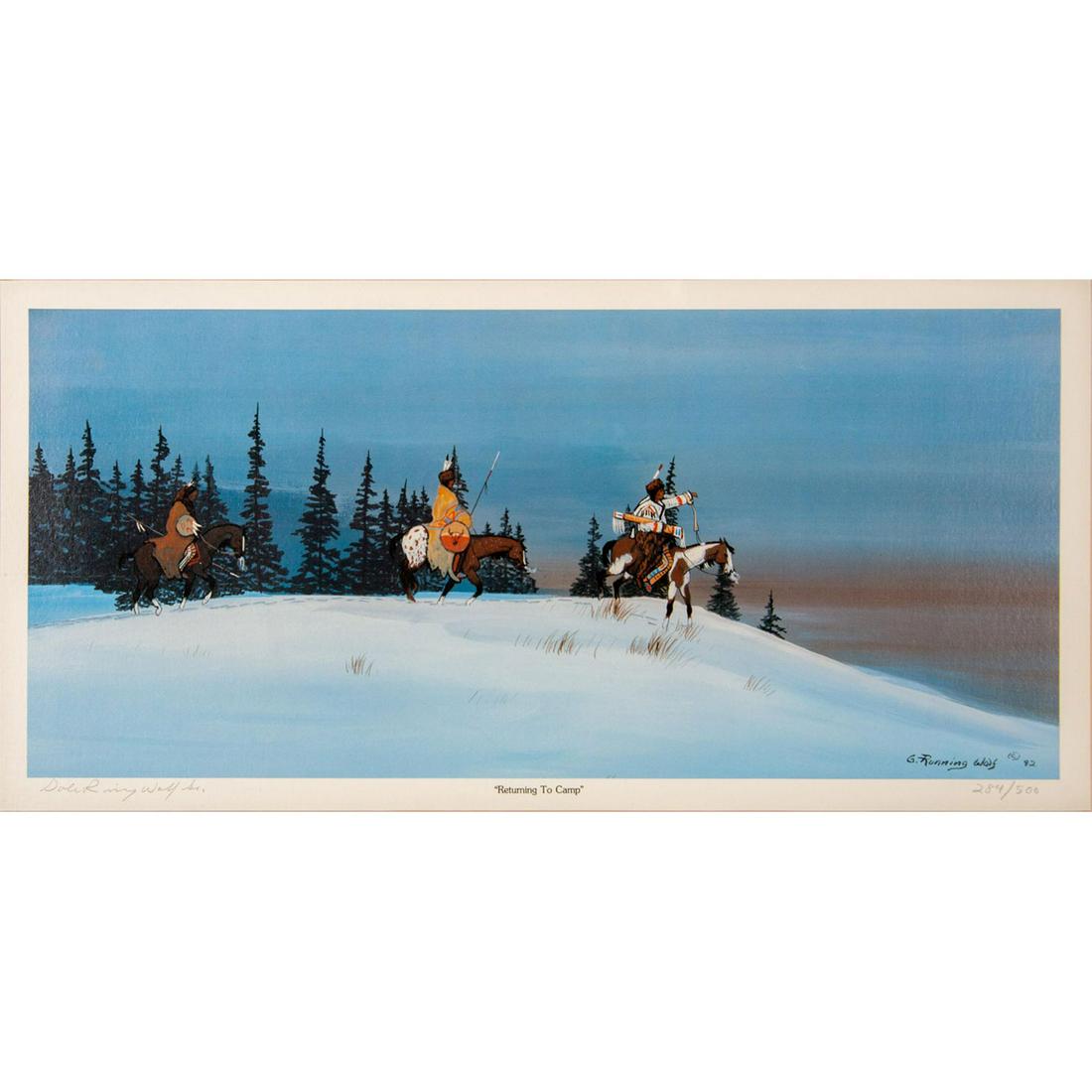 Gale Running Wolf Sr (American b.1950) Art Print (1 of 8)