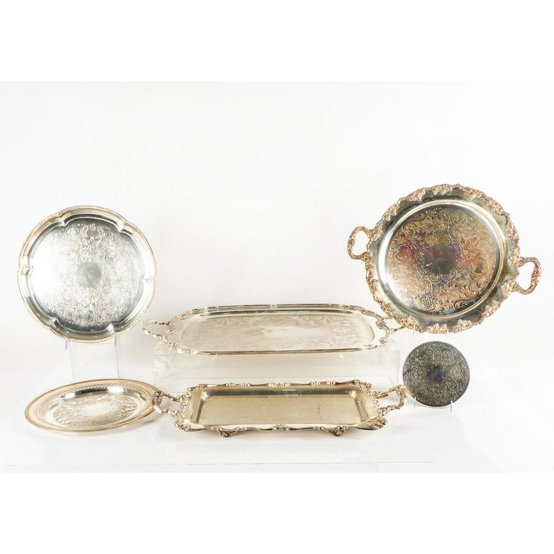 6pc Vintage Silver Plated Serving Set (1 of 15)