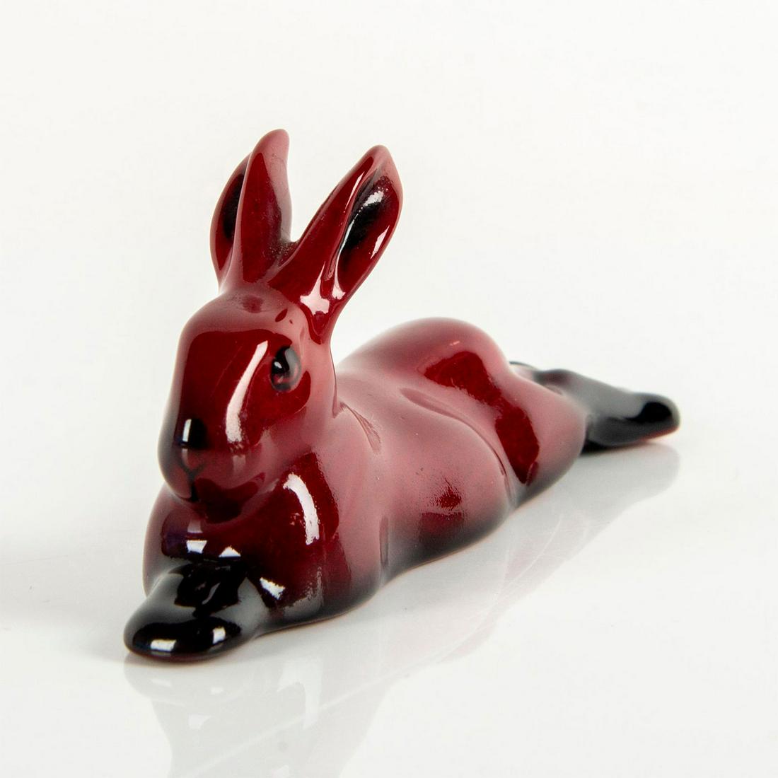Royal Doulton Flambe Figurine, Hare, HN2594 - Small (1 of 4)