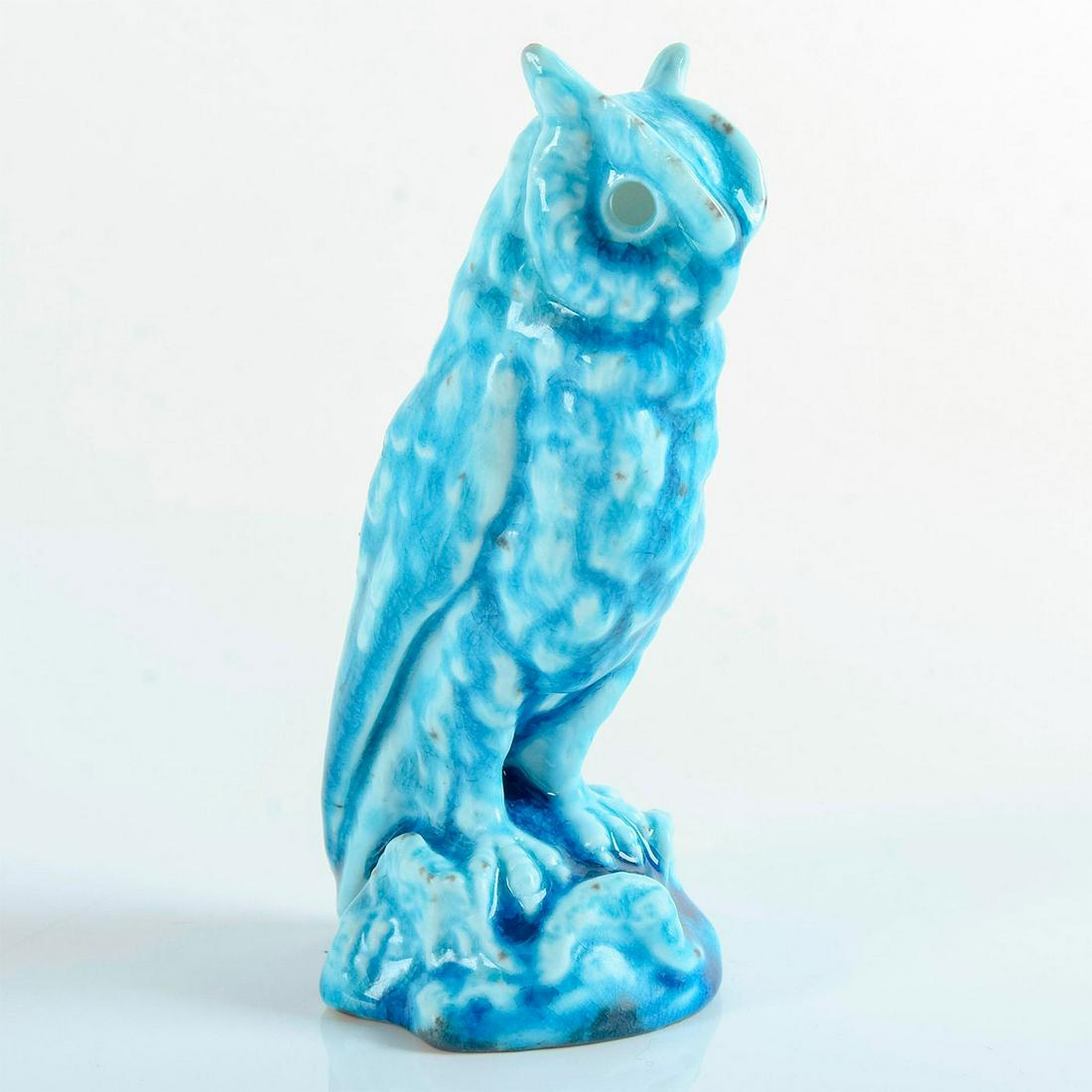 Bernard Moore Blue Glaze Figure Study of an Owl (1 of 7)