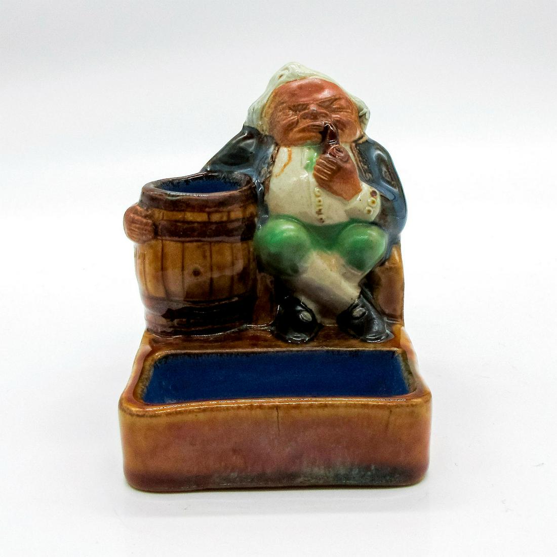 Royal Doulton Lambeth Gnome Smoking Match Stand (1 of 5)