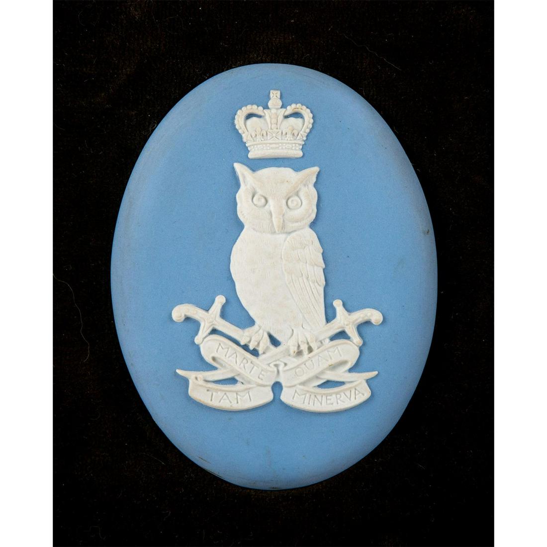 Framed Wedgwood Jasperware Plaque, Staff College (1 of 3)