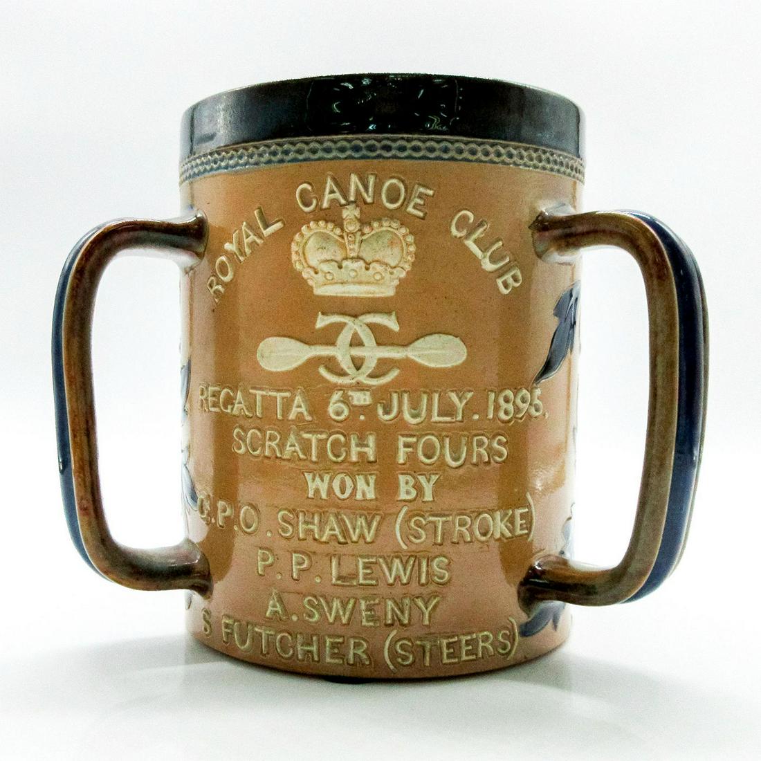 Royal Doulton Three Handled Loving Cup Canoe Club (1 of 5)