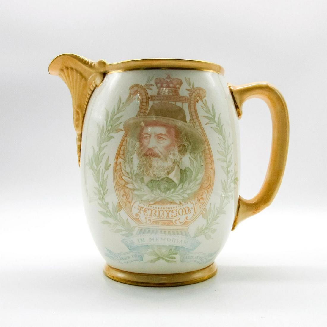 Royal Doulton Burslem Alfred Lord Tennyson Memorial Pitcher (1 of 5)