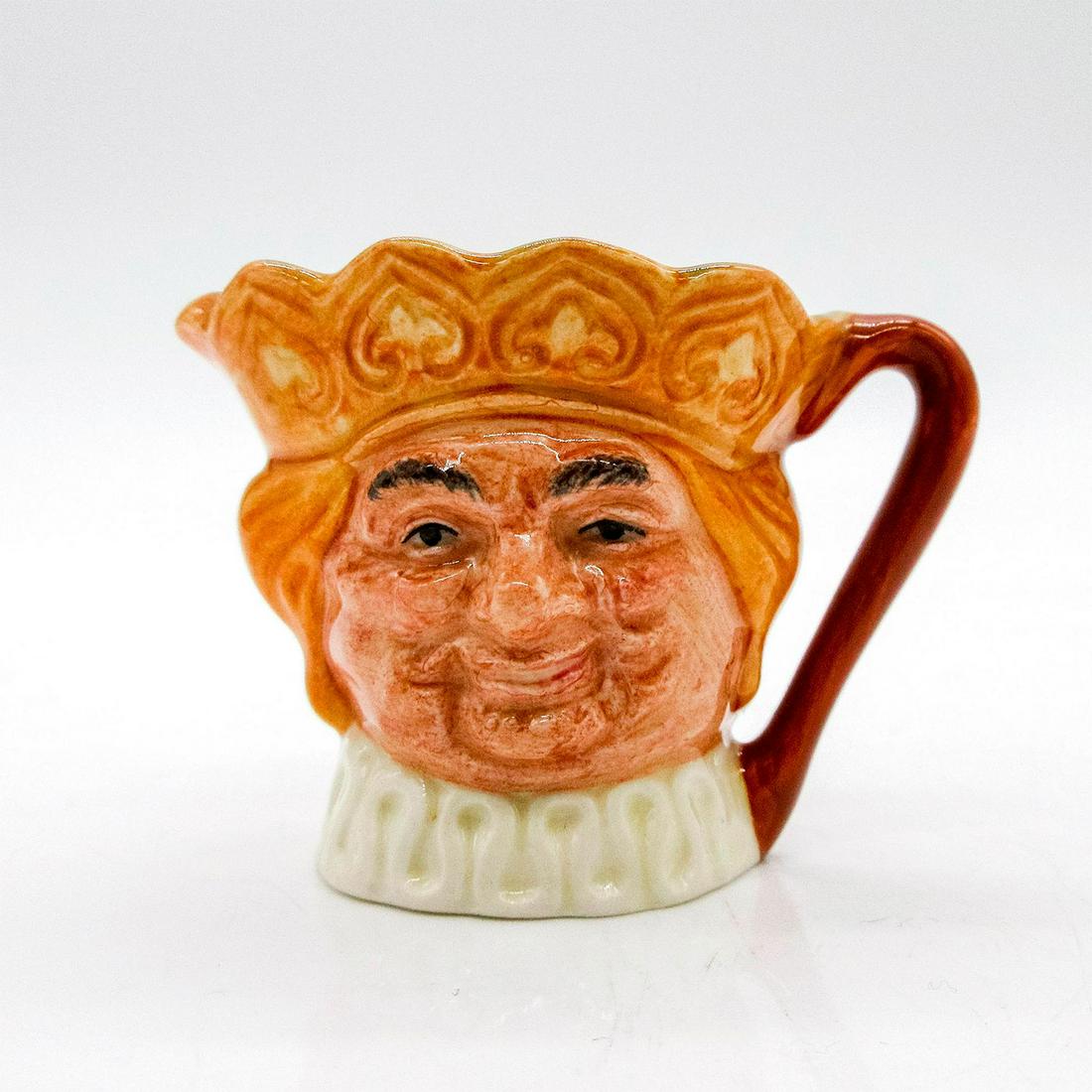 Royal Doulton Tiny Character Jug, Old King Cole D6871 (1 of 6)