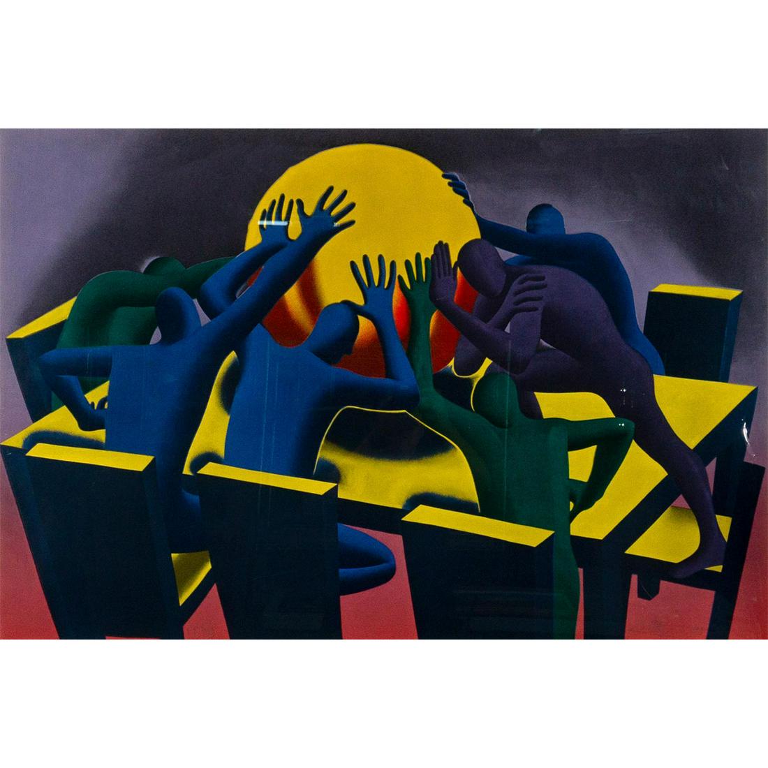 Mark Kostabi (American b.1960) Signed, Serigraph (1 of 8)