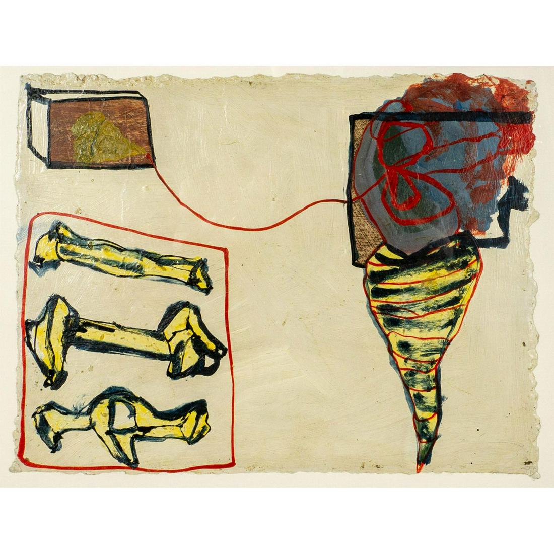 Joaquin Gonzalez (Cuban) Original Oil Mixed Media Painting (1 of 6)