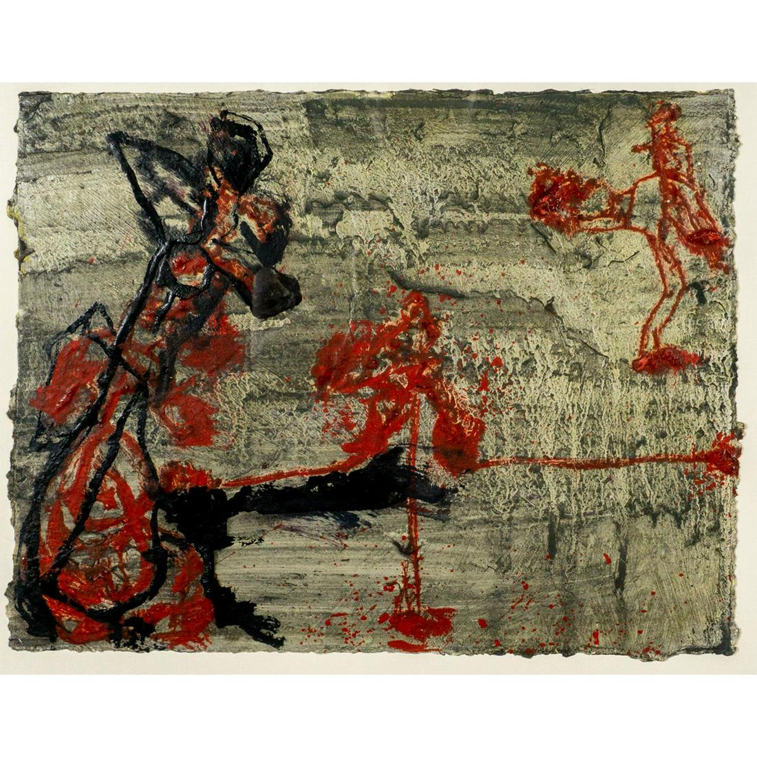 Joaquin Gonzalez (Cuban) Original Oil Mixed Media Painting (1 of 7)