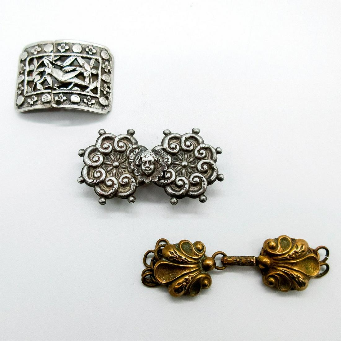 3 Assorted Decorative Cloak Clasps (1 of 13)