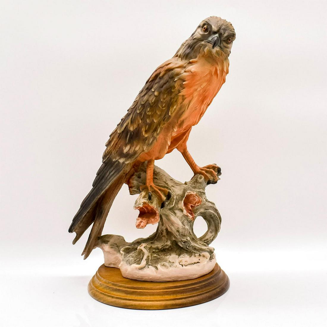 Giuseppe Armani Figurine, Hawk on Stump (1 of 7)