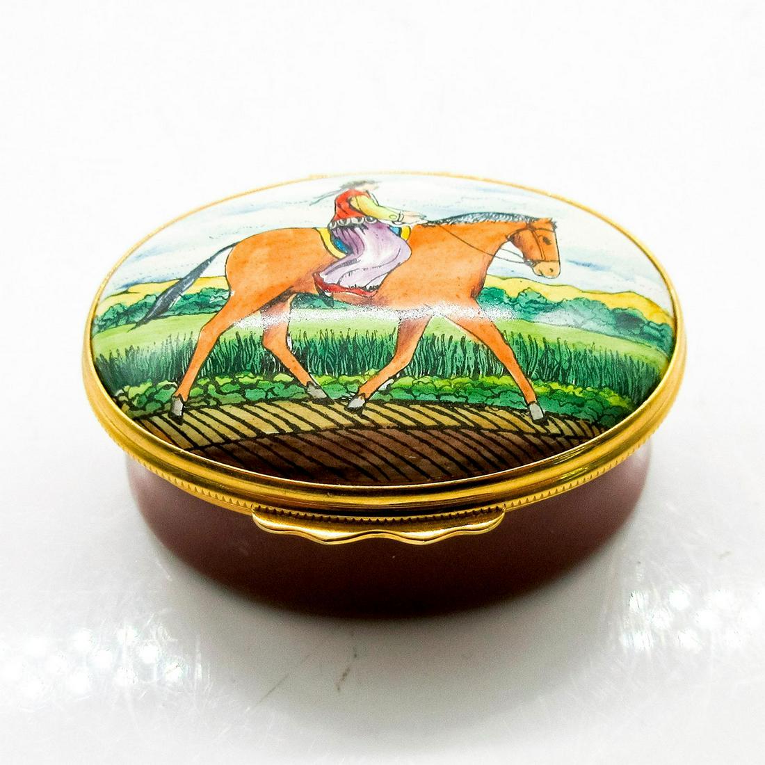 Tiffany & Co. Halcyon Days Enamels Trinket Box Horse (1 of 5)