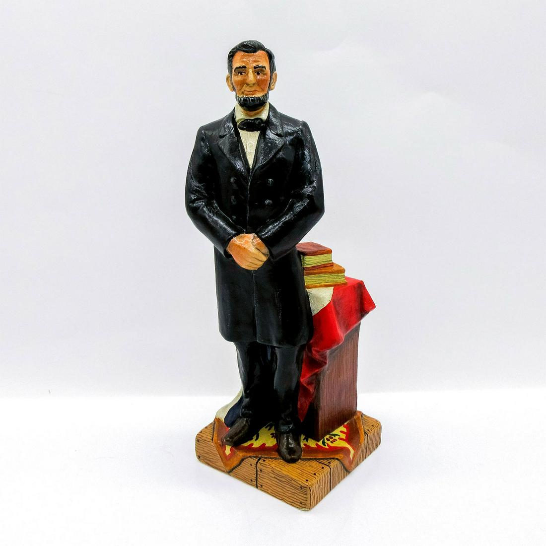 Vaillancourt Folk Art Chalkware Figurine, Abraham Lincoln (1 of 3)