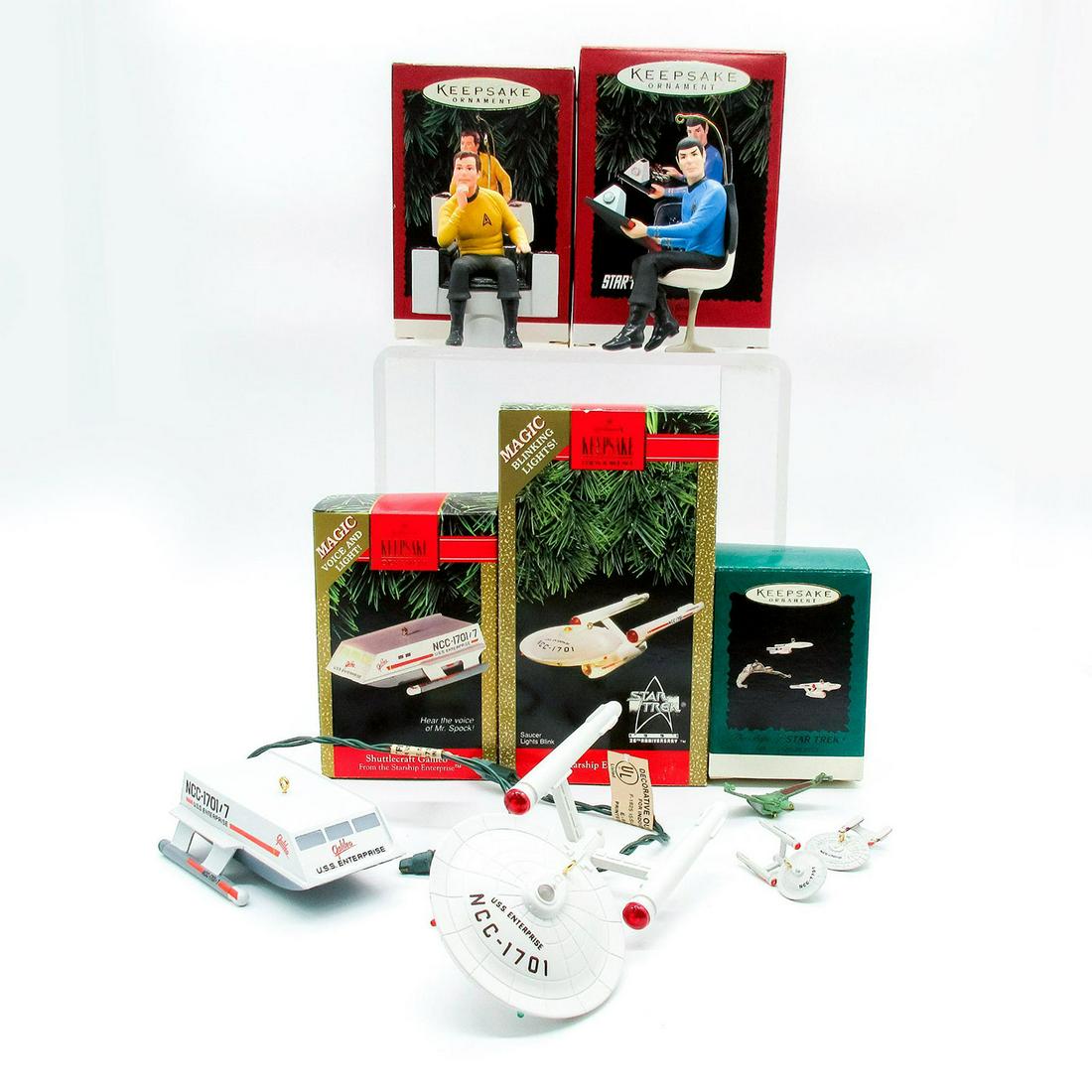 5pc Hallmark Keepsake Ornaments, Star Trek (1 of 20)