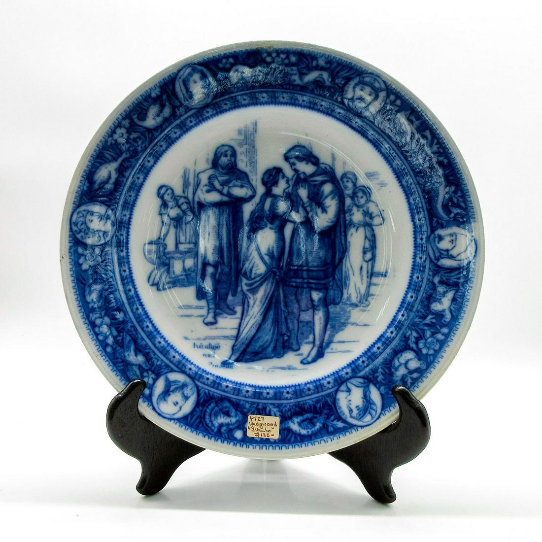 Antique Wedgwood Ivanhoe & Rowena Collectors Plate (1 of 3)