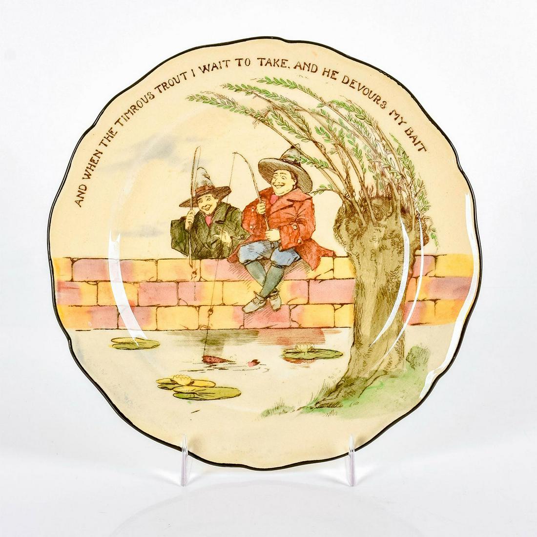 Royal Doulton Series Ware Plate, Izaak Walton Gallant Fisher (1 of 3)