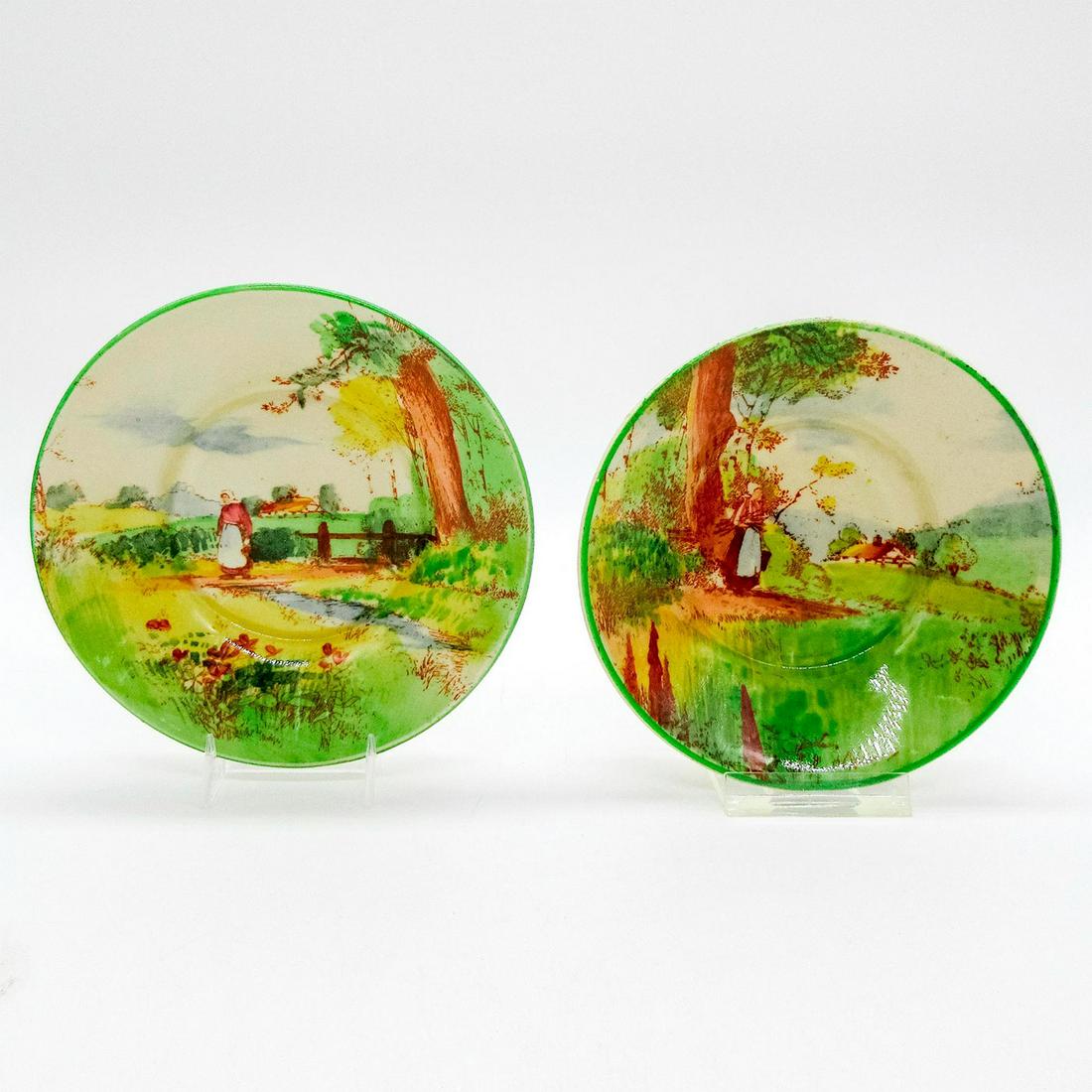 2pc Royal Doulton Seriesware Trinket Dish, Springtime (1 of 4)