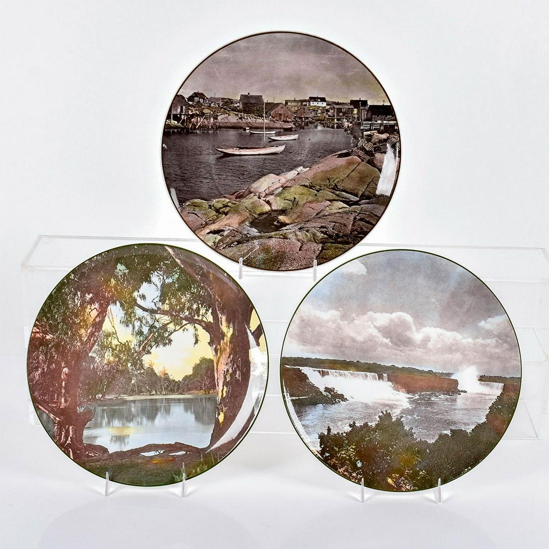 3pc Royal Doulton Photograph Plates, Scenic Views (1 of 8)