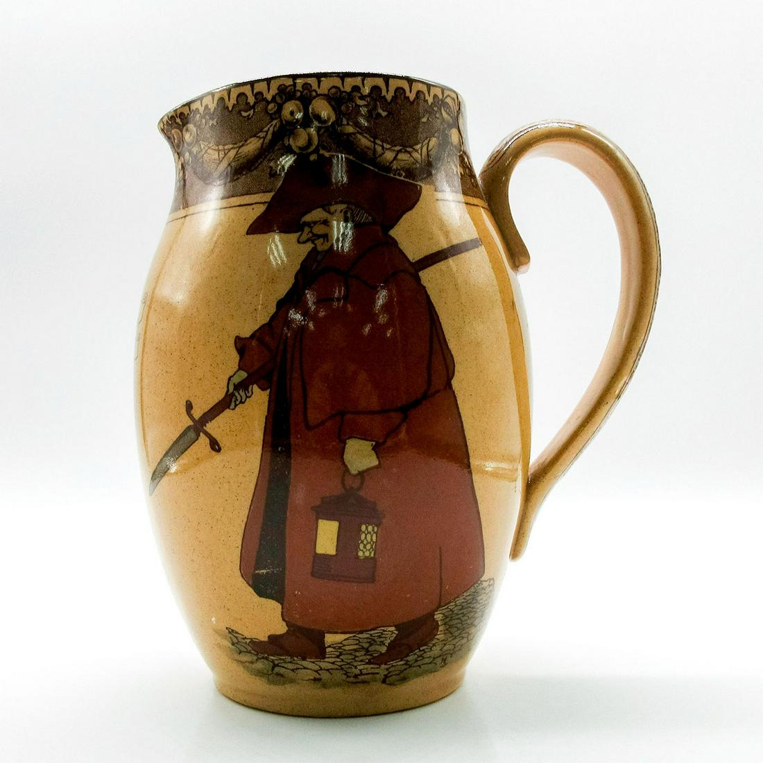 Royal Doulton Night Watchman Earthenware Pitcher Jug (1 of 5)