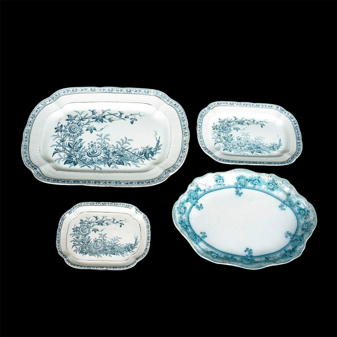 4pc English Decorative Platters (1 of 9)