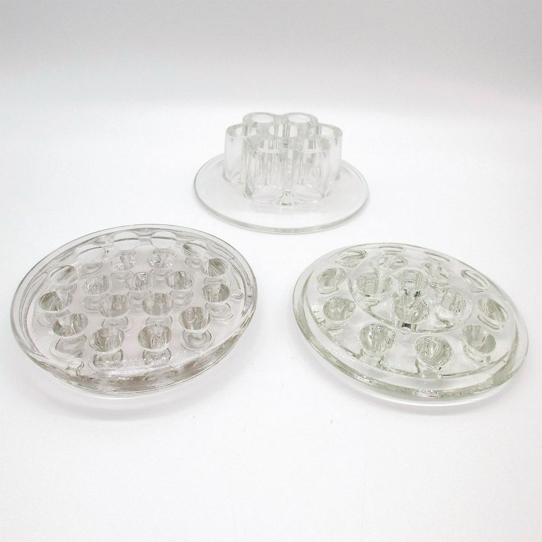 3pc Glass Flower Frogs (1 of 7)