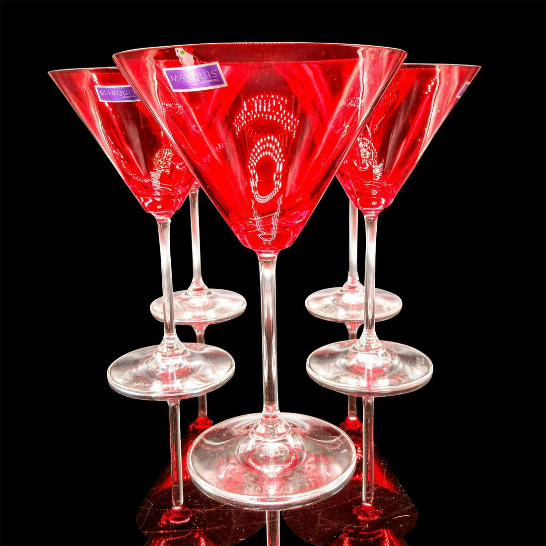 5pc Waterford Crystal Martini Glasses, Vintage (1 of 14)