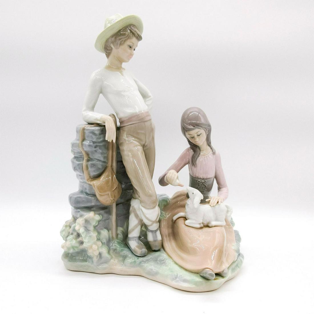 Milk For Lamb 1004926 - Lladro Porcelain Figurine (1 of 5)