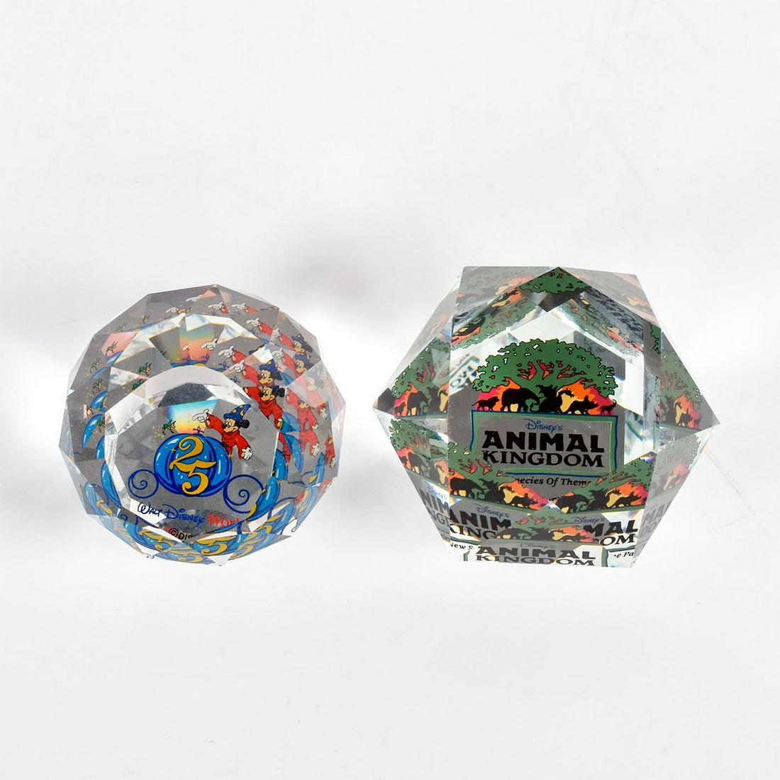 2pc Disney Swarovski and Co, Crystal Paper Weights (1 of 6)