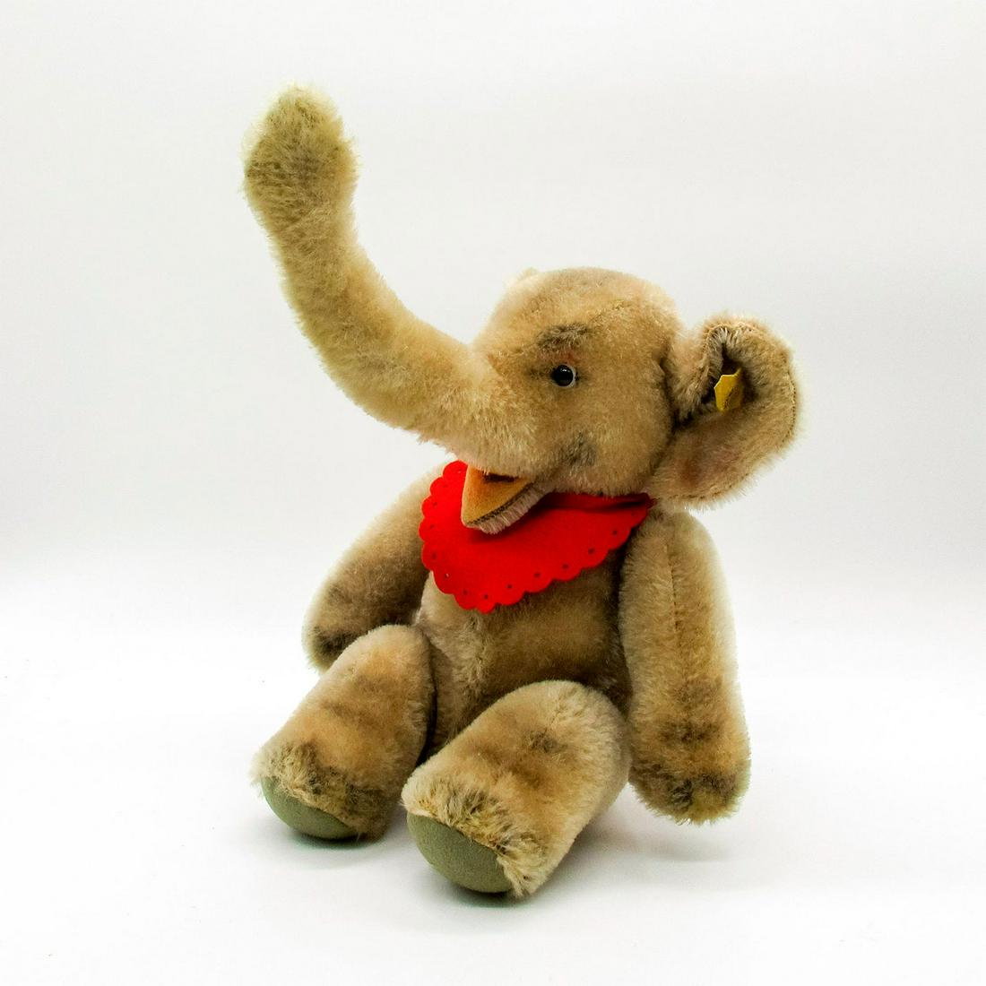 Steiff Stuffed Animal, Sitting Elephant (1 of 8)