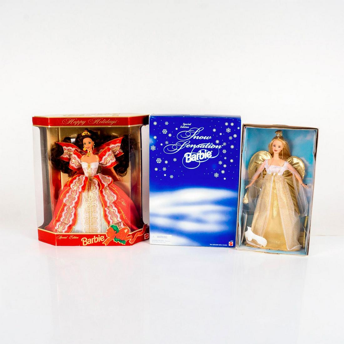 3pc Mattel Barbie Dolls, Winter Collection (1 of 9)