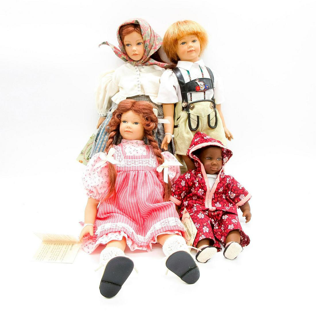 4pc Heidi Ott Handmade Dolls Set (1 of 14)