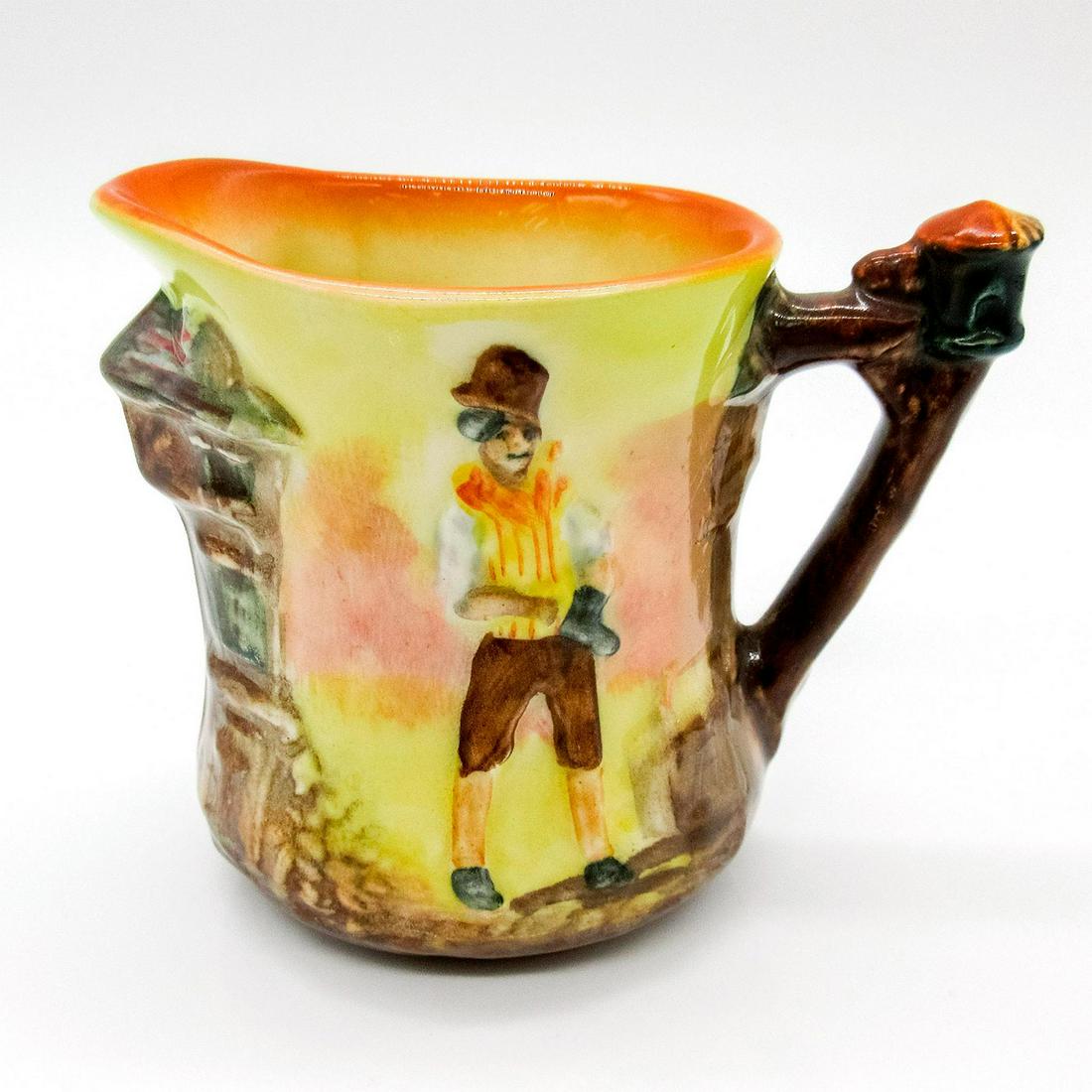 Sam Weller D6398 Pickwick Papers - Royal Doulton Dickens Pitcher: Part of the Dickens Ware Series Small Jug. Reliefs of Sam Weller from 'The Pickwick Papers'.
