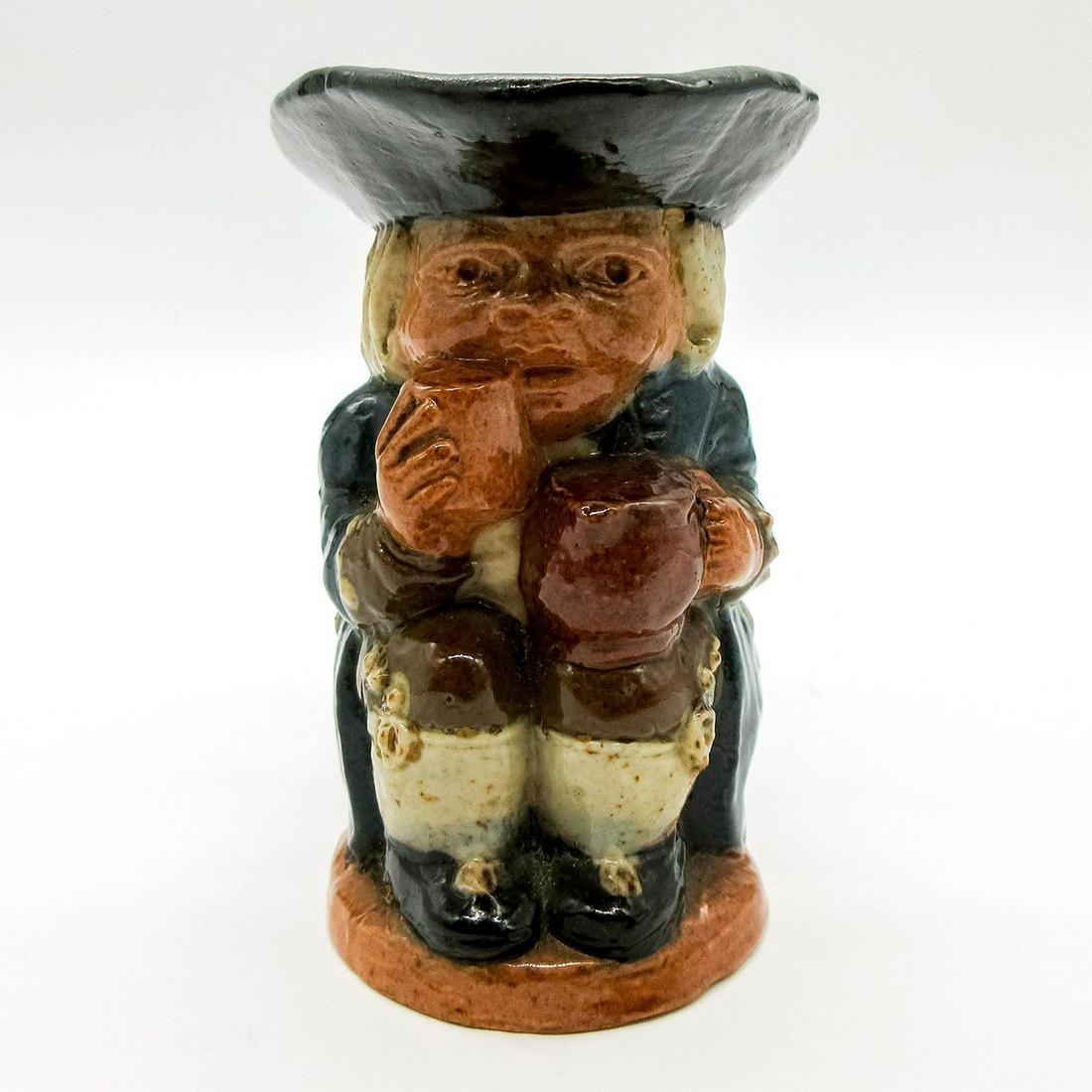 Doulton Lambeth Miniature Toby Jug Ordinary Toby X8599 (1 of 6)