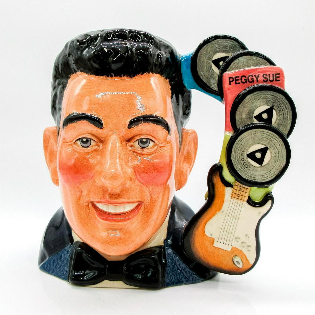 Buddy Holly D7100 - Large - Royal Doulton Character Jug (1 of 6)