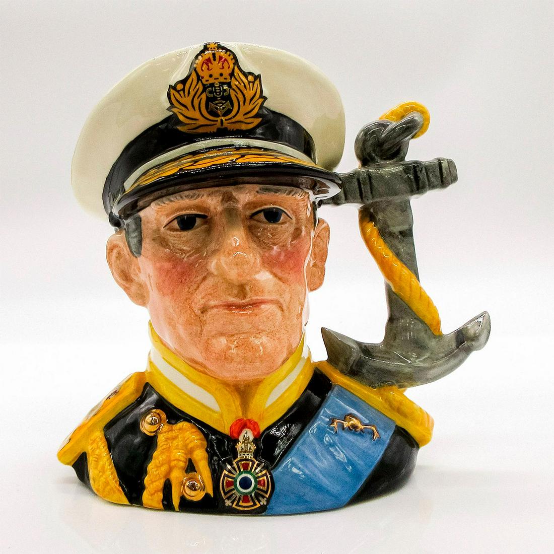 Earl Mountbatten D6944 - Large - Royal Doulton Character Jug (1 of 3)