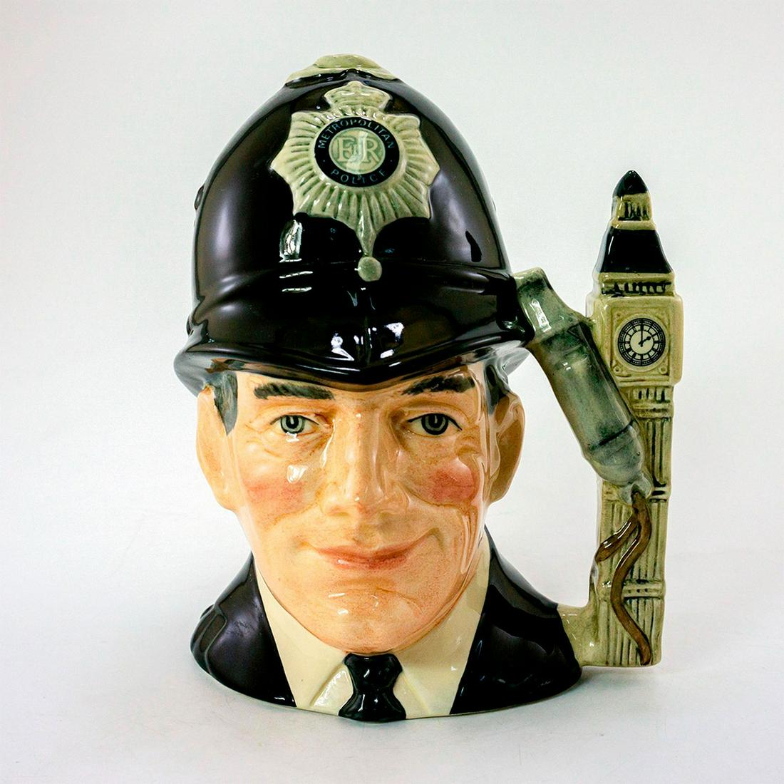 London Bobby D6744 (Non Embossed) - Large - Royal Doulton Character Jug (1 of 3)