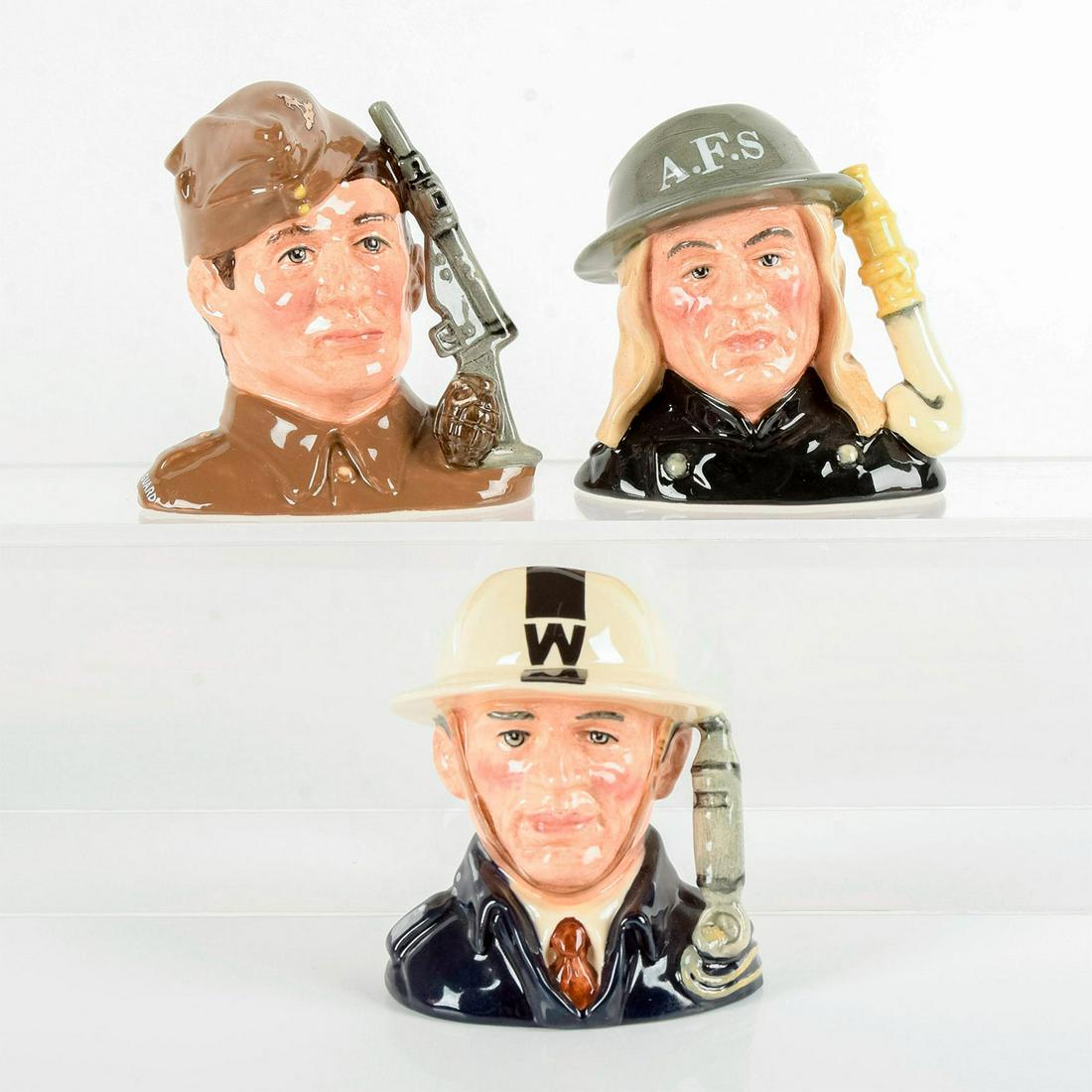 3pc Royal Doulton WWII Heroes Character Jug Set (1 of 4)