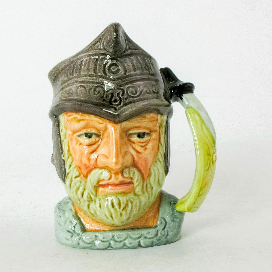 Gladiator D6556 - Mini - Royal Doulton Character Jug: Brown helmet; grey armor.