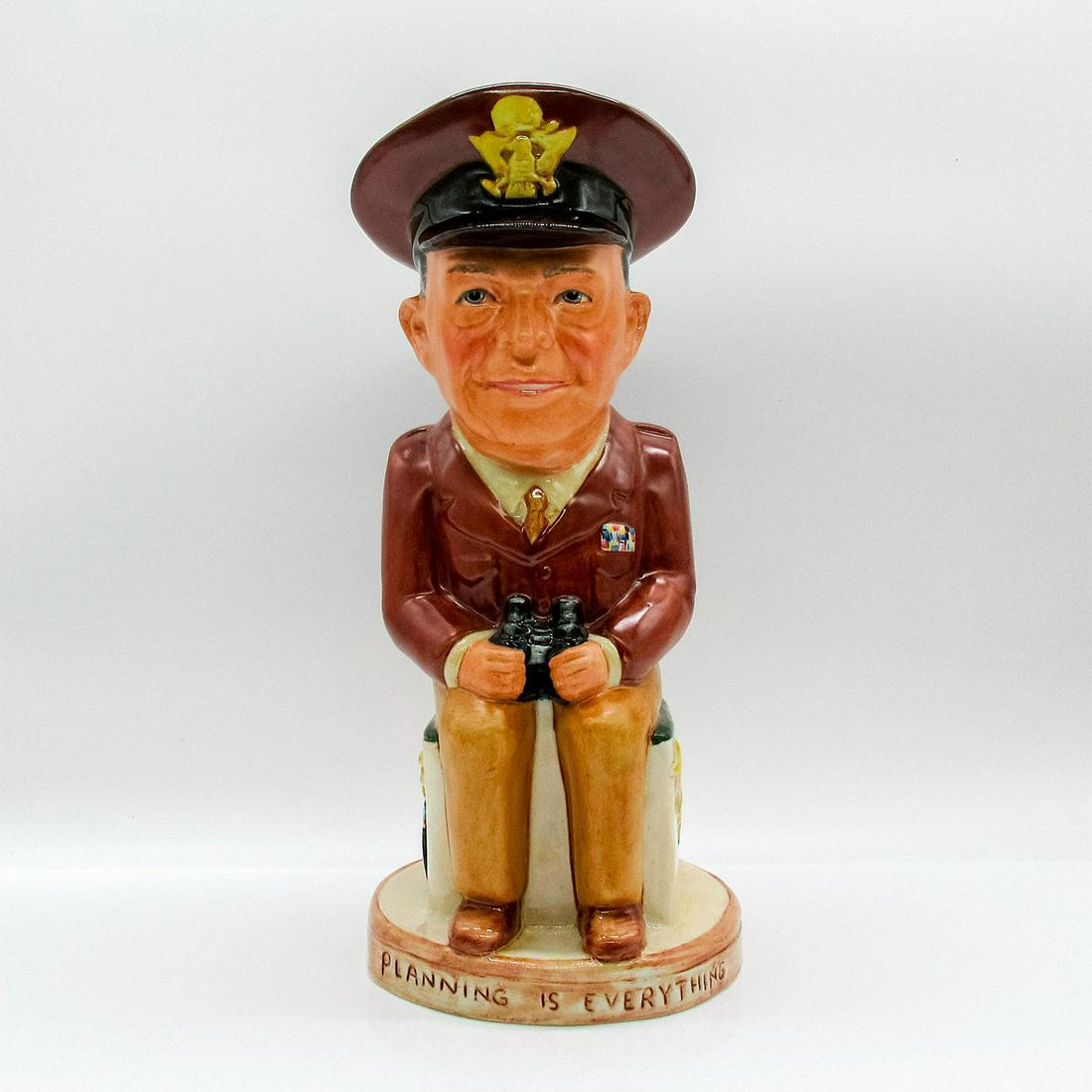 General Dwight D. Eisenhower - Wilkinson Toby Jug: Limited edition toby jug from the Allied Leaders Collection modeled as General Dwight D. Eisenhower.
