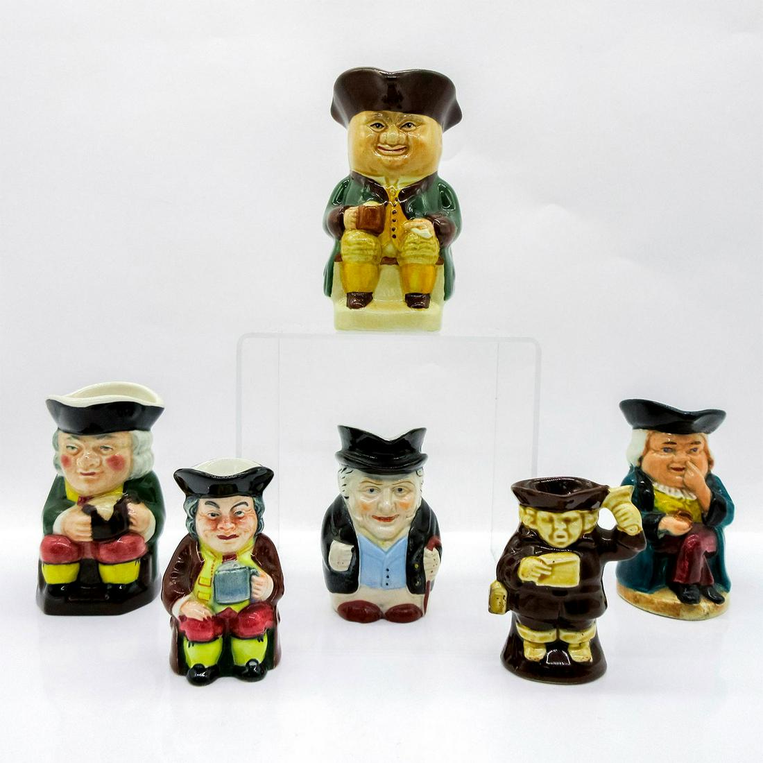 6pc Small Toby Jugs, Various Pub Patrons (1 of 8)