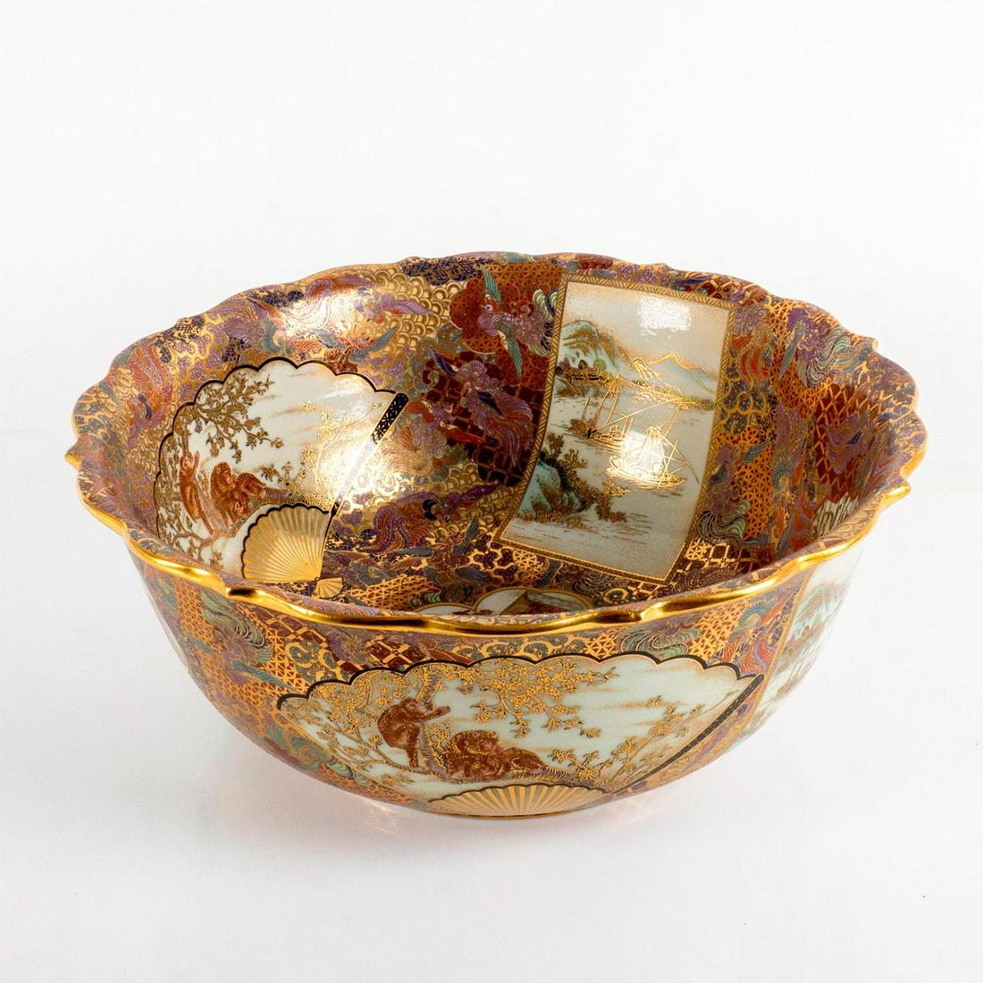 Extra Large Japanese Satsuma Bowl (1 of 11)