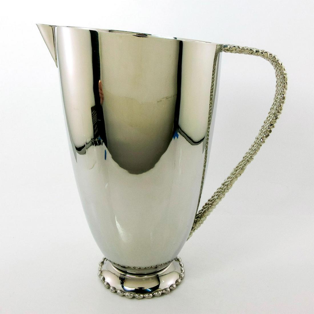 Michael Aram Silver Tone Metal Pitcher, Molten (1 of 8)