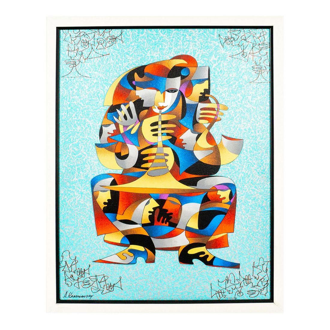 Anatole Krasnyansky (Ukranian, b.1930) Serigraph On Canvas (1 of 13)