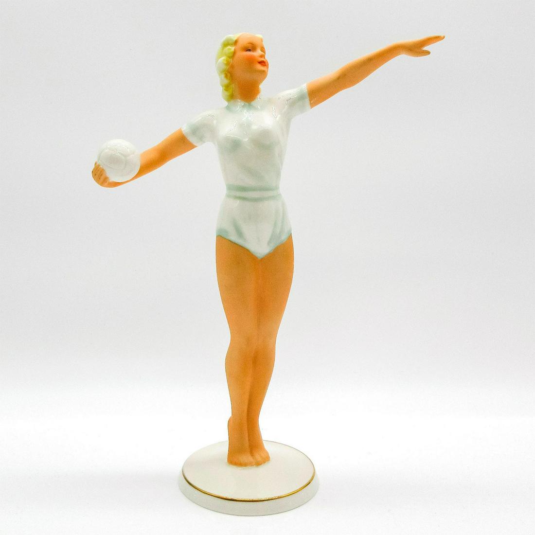 Vintage Schaubach Kunst Figurine, Volleyball (1 of 5)