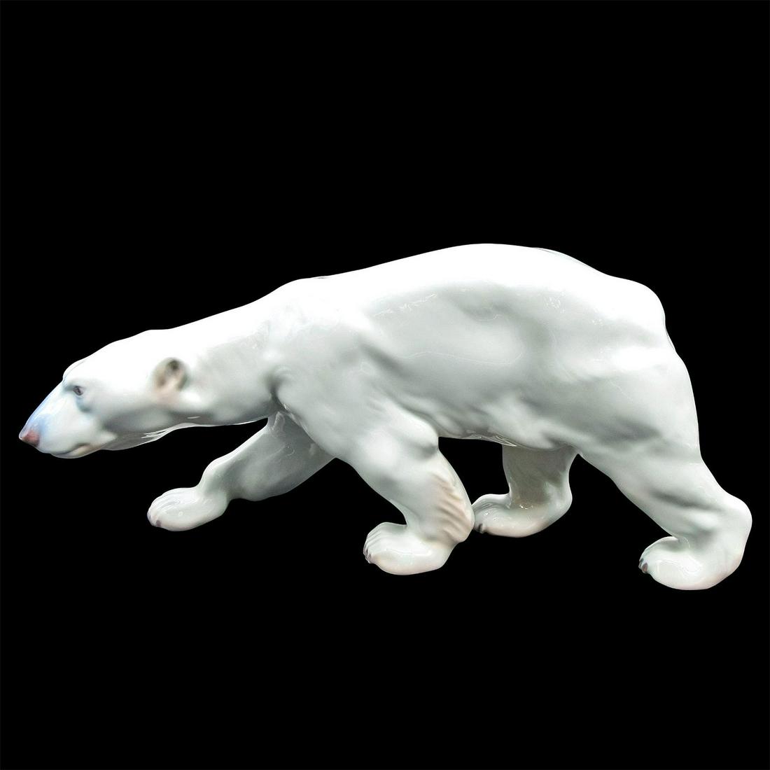 Royal Copenhagen Porcelain Figurine, Polar Bear Walking 1785 (1 of 11)