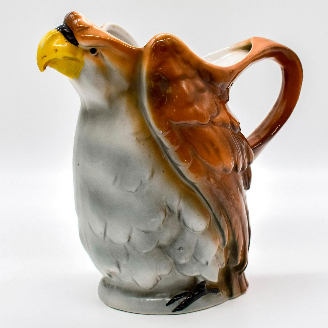 Royal Bayreuth Porcelain Figural Creamer, Large Eagle (1 of 4)