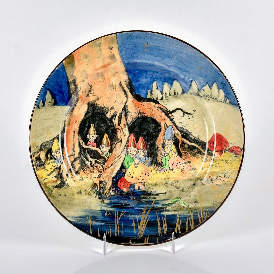 Royal Doulton Series Ware Rack Plate, Gnomes D4697 (1 of 3)