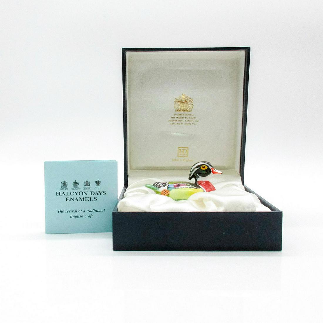 Halcyon Days Trinket Box, Wood Duck (1 of 8)