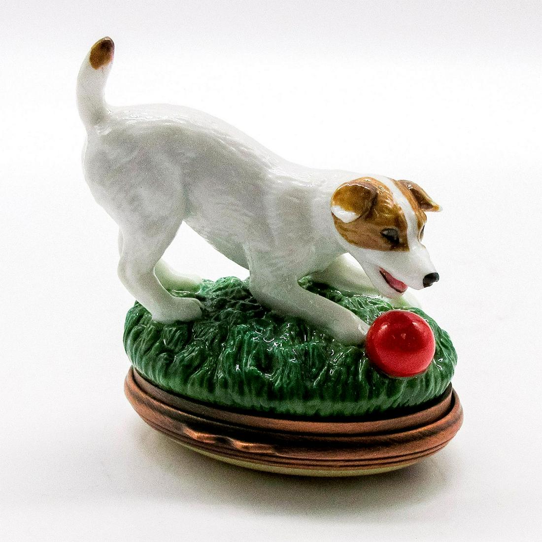 Halcyon Days Bonbonniere Jack Russell Terrier Trinket Box (1 of 5)